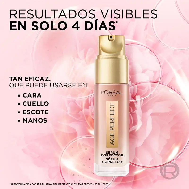 L'Oréal Paris Age Perfect Serum Corrector Acción Rápida Anti-Manchas Para Pieles Maduras