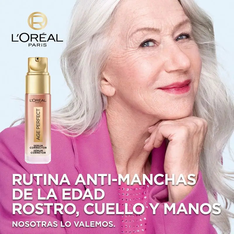 L'Oréal Paris Age Perfect Serum Corrector Acción Rápida Anti-Manchas Para Pieles Maduras