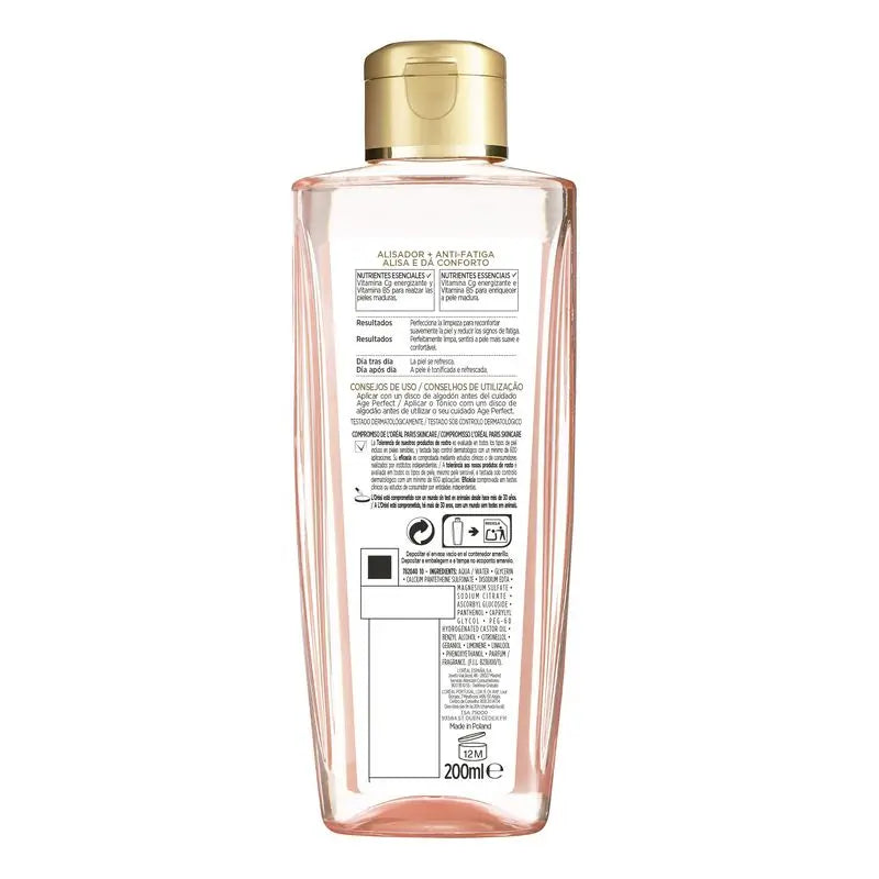 L'Oréal Paris Age Perfect Tónico Alisador Pieles Maduras - 200Ml