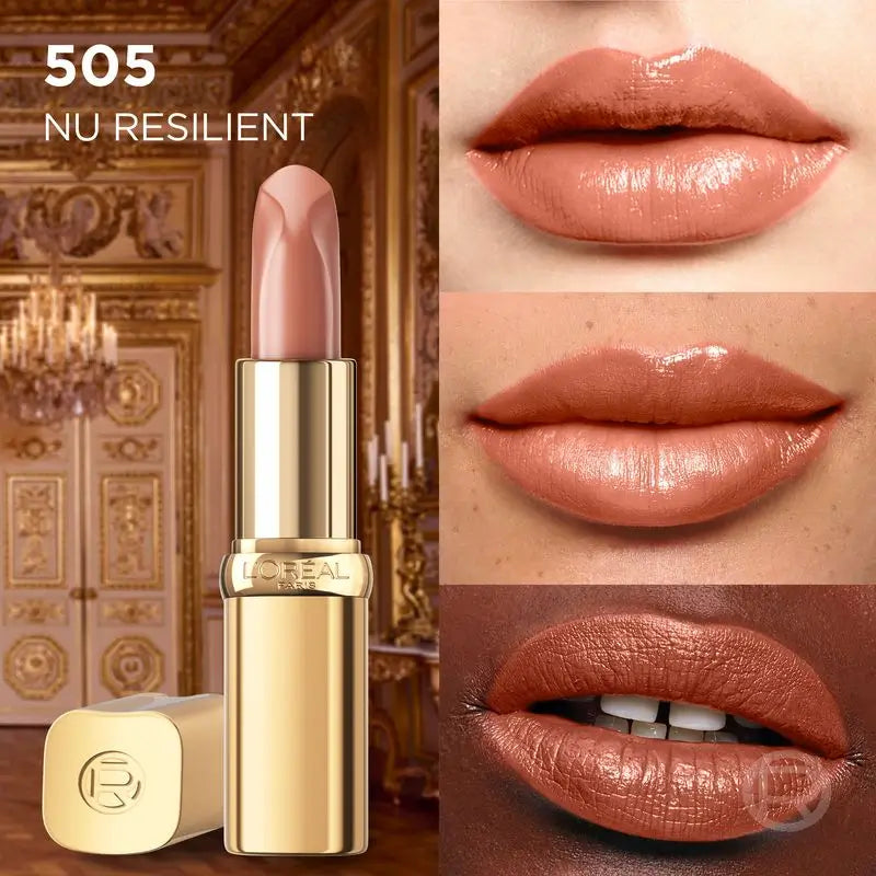 L'Oréal Paris Barra De Labios Color Riche Nudes Of Worth Satinado Tono 505 Nude Resilient