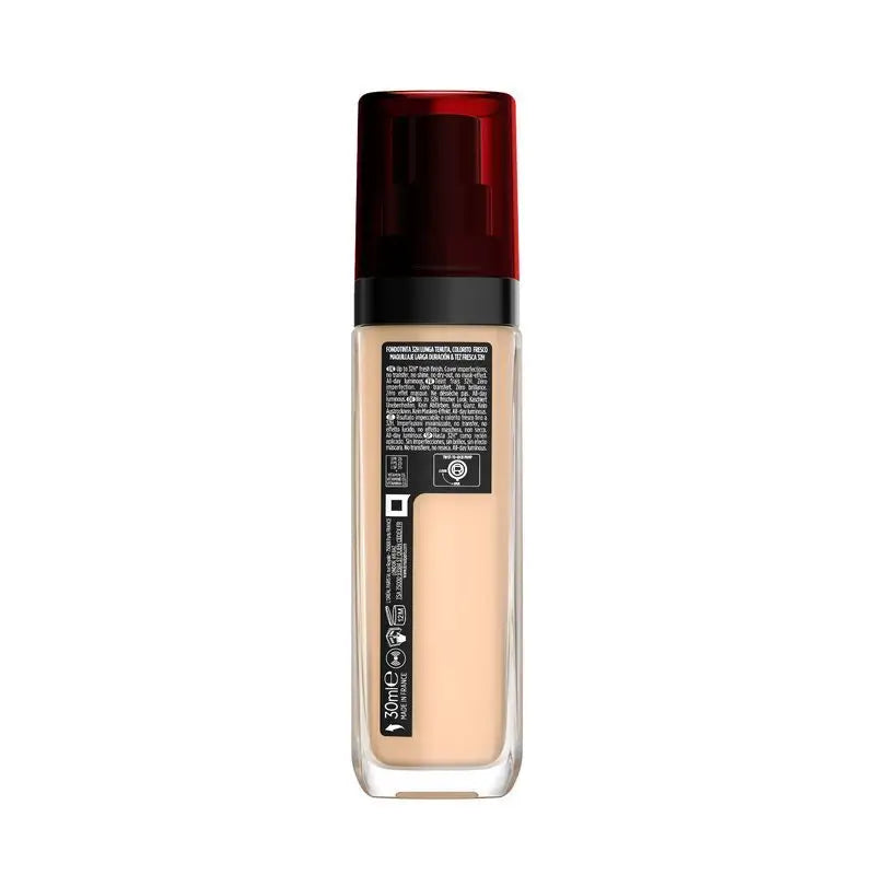 L'Oréal Paris Base De Maquillaje Infaillible 32H Freshwear 30Ml Tono 100