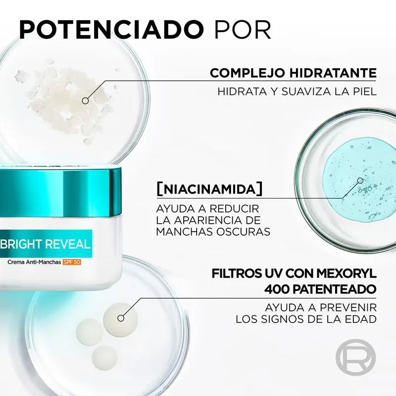 L'Oréal Paris Bright Reveal Crema Anti-Manchas Spf 50