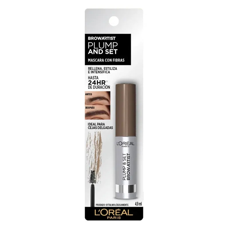 L'Oréal Paris Brow Artist Plum&Set Máscara De Cejas 105 Brunette