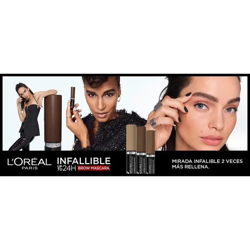 L'Oréal Paris Brow Artist Plum&Set Máscara De Cejas 105 Brunette