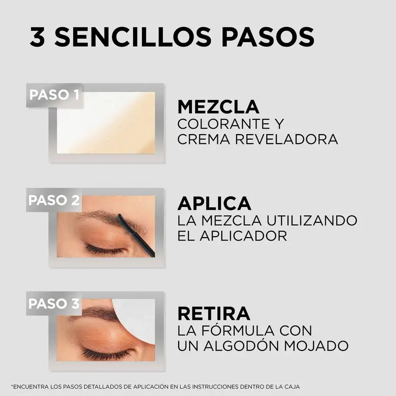 L'Oréal Paris Brow Color Tinte De Cejas Semipermanente 1.0 Black