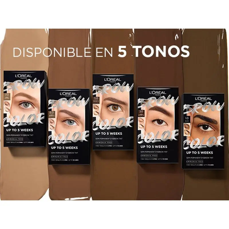 L'Oréal Paris Brow Color Tinte De Cejas Semipermanente 1.0 Black