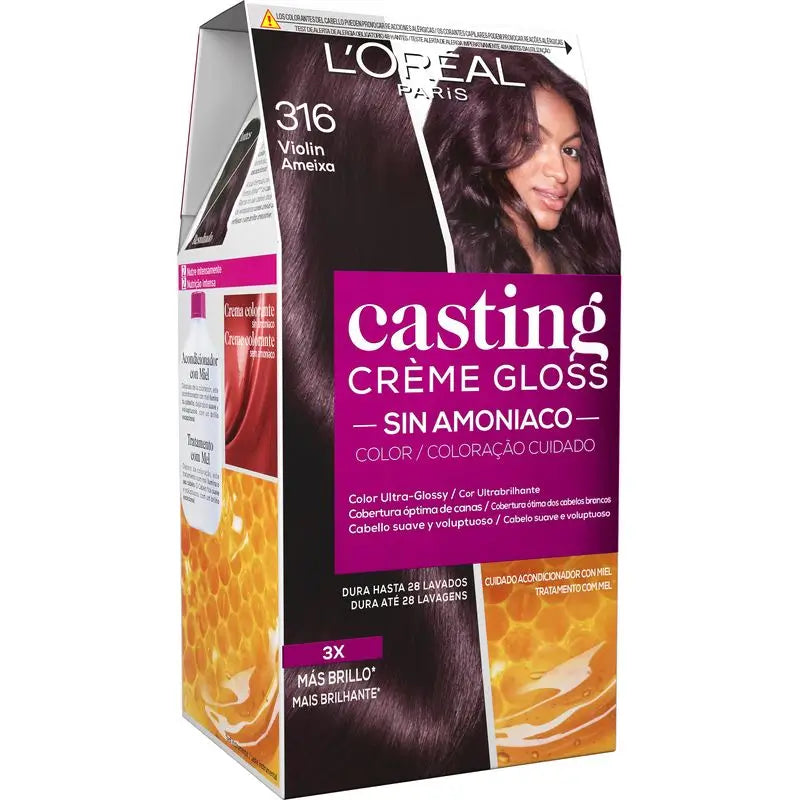 L'Oréal Paris Casting Creme Gloss Baño De Color 316 Violín