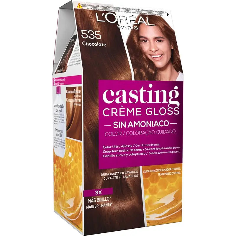 L'Oréal Paris Casting Creme Gloss Baño De Color 535 Chocolate