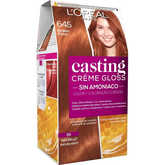 L'Oréal Paris Casting Creme Gloss Baño De Color 645 Ámbar