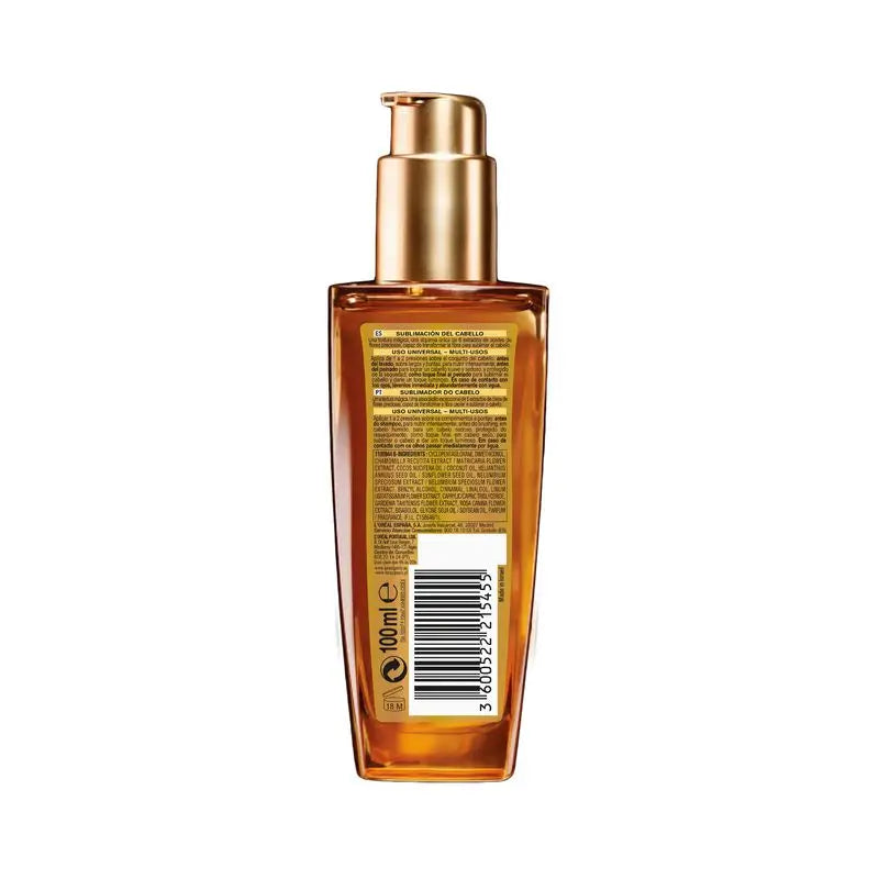 L'Oréal Paris Elvive Aceite Extraordinario, Tratamiento Uso Universal 100Ml