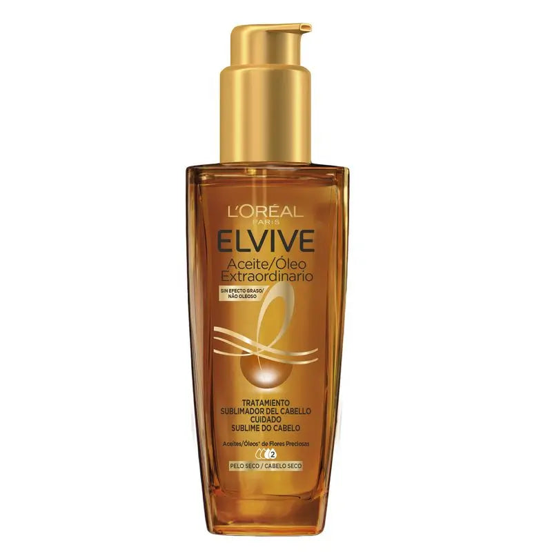 L'Oréal Paris Elvive Aceite Extraordinario, Tratamiento Uso Universal 100Ml