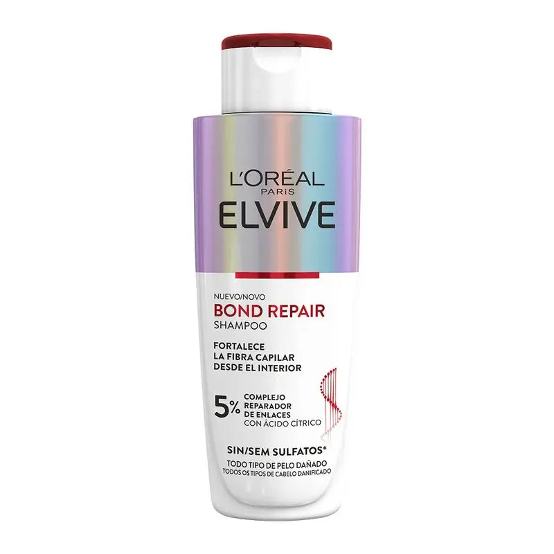 L'Oréal Paris Elvive Bond Repair Champú: Fortificante, Reconstrucción Profunda, 98% Menos De Rotura