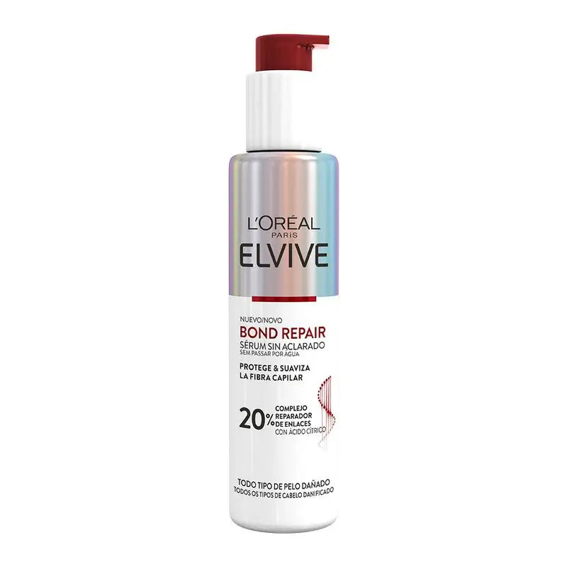 L'Oréal Paris Elvive Bond Repair Sérum: Sin Aclarado, Reconstrucción Profunda, -98% Rotura