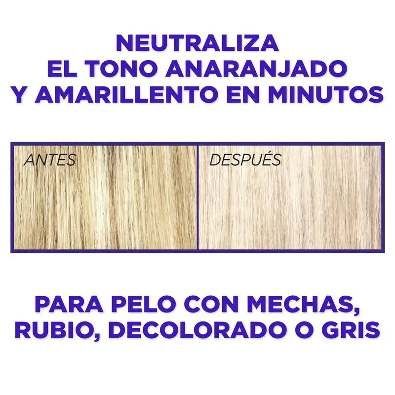 L’Oréal Paris Elvive Color Vive Acondicionador Violeta Matizador Para El Pelo Con Mechas, Rubio O Gris 150Ml