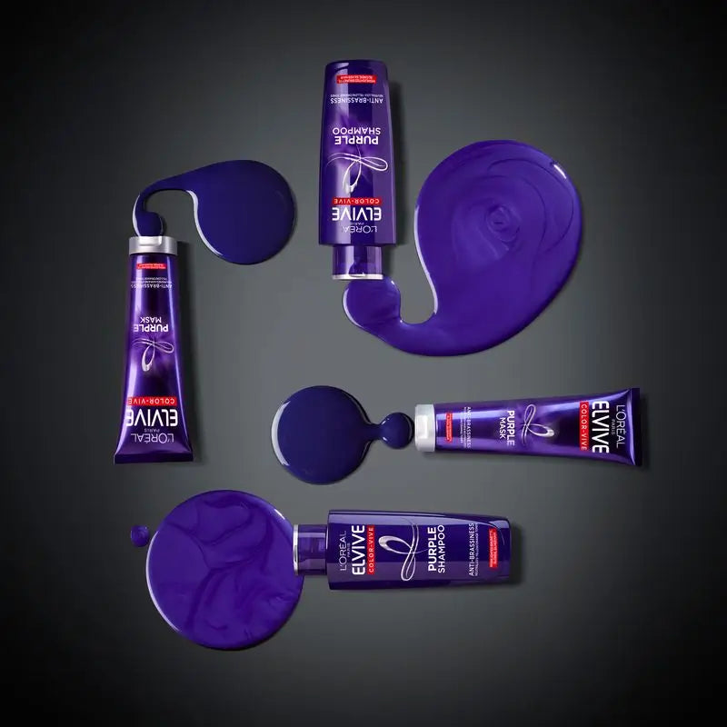 L’Oréal Paris Elvive Color Vive Acondicionador Violeta Matizador Para El Pelo Con Mechas, Rubio O Gris 150Ml