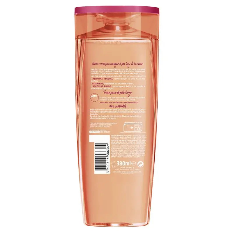 L’Oréal Paris Elvive Dream Long Champú Reconstructor Para Pelo Largo, Dañado 380 Ml