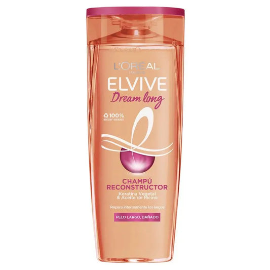 L’Oréal Paris Elvive Dream Long Champú Reconstructor Para Pelo Largo, Dañado 380 Ml