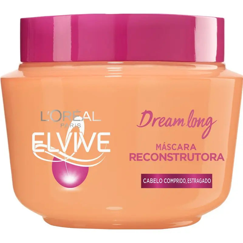 L’Oréal Paris Elvive Dream Long Mascarilla S.O.S Para Pelo Largo, Dañado 310 Ml