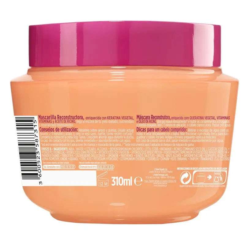 L’Oréal Paris Elvive Dream Long Mascarilla S.O.S Para Pelo Largo, Dañado 310 Ml