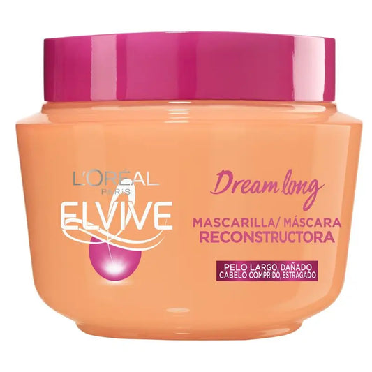 L’Oréal Paris Elvive Dream Long Mascarilla S.O.S Para Pelo Largo, Dañado 310 Ml