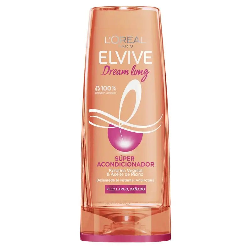 L’Oréal Paris Elvive Dream Long Super Acondicionador Reconstructor Para Pelo Largo, Dañado 300Ml