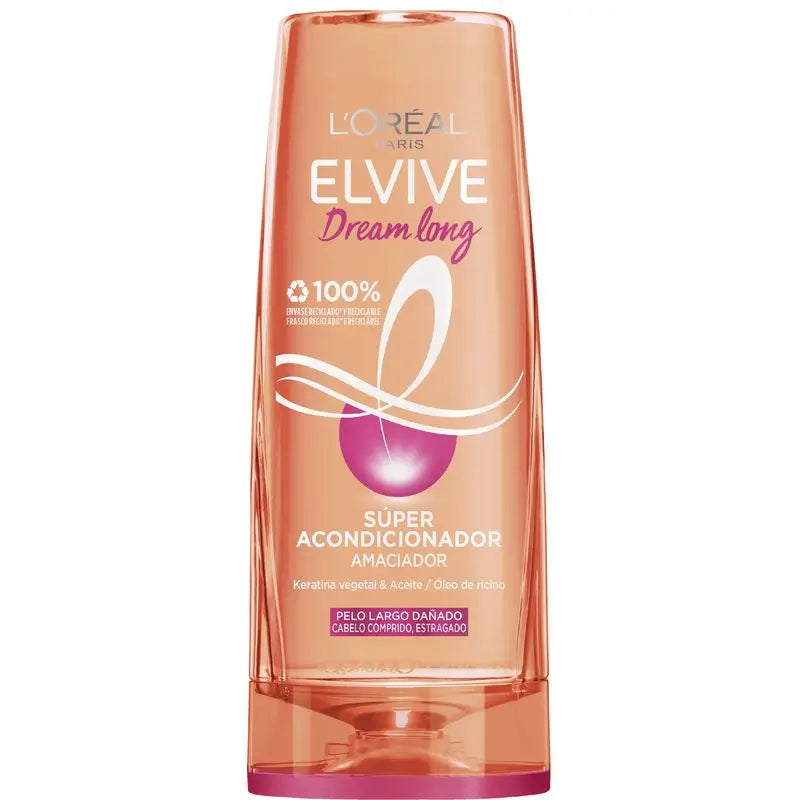 L’Oréal Paris Elvive Dream Long Super Acondicionador Reconstructor Para Pelo Largo, Dañado 500Ml