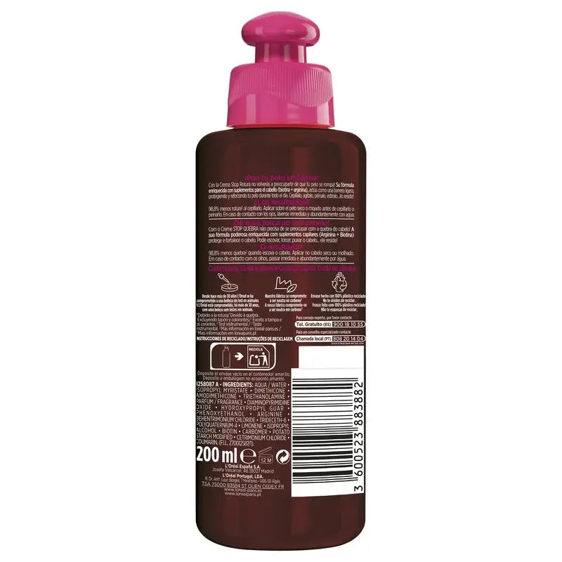 L’Oréal Paris Elvive Full Resist Stop Rotura Crema Sin Aclarado 200Ml