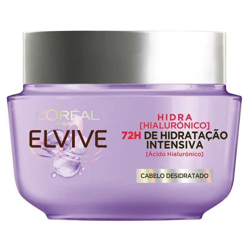 L'Oréal Paris Elvive Hidra Hialurónico Mascarilla 72H De Hidratación Intensiva 310 Ml