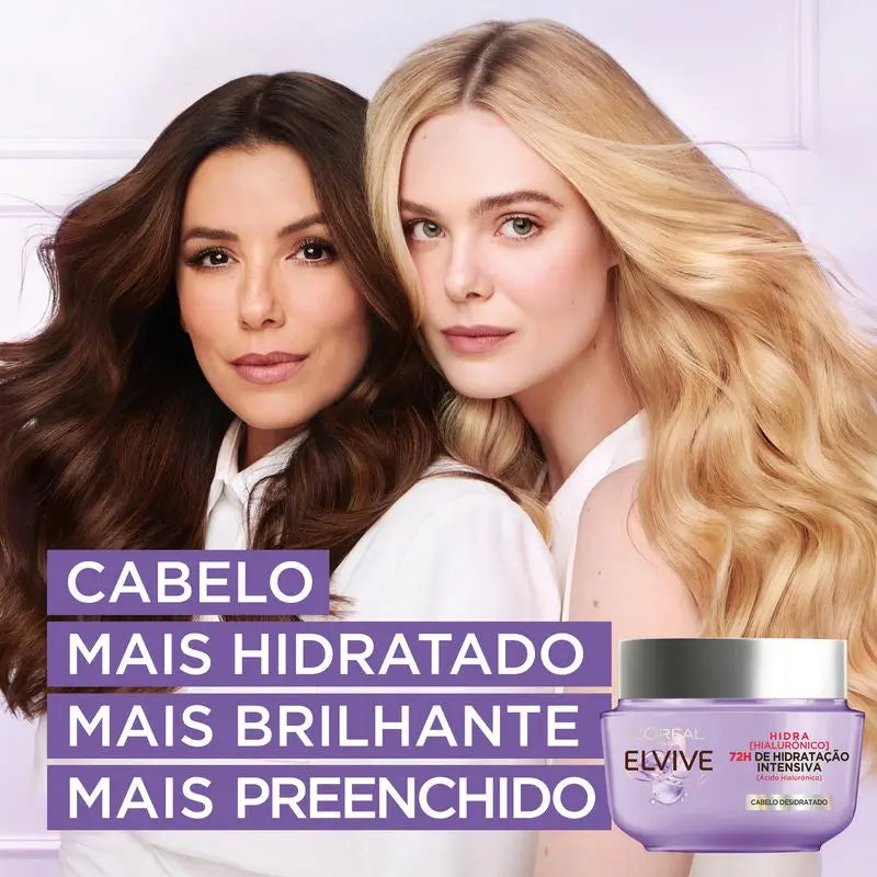 L'Oréal Paris Elvive Hidra Hialurónico Mascarilla 72H De Hidratación Intensiva 310 Ml