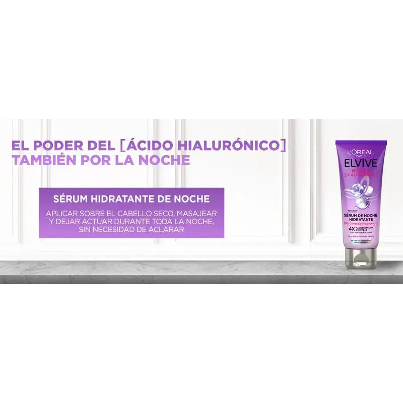 L'Oréal Paris Elvive Hidra Hialuronico Serum Hidratante De Noche