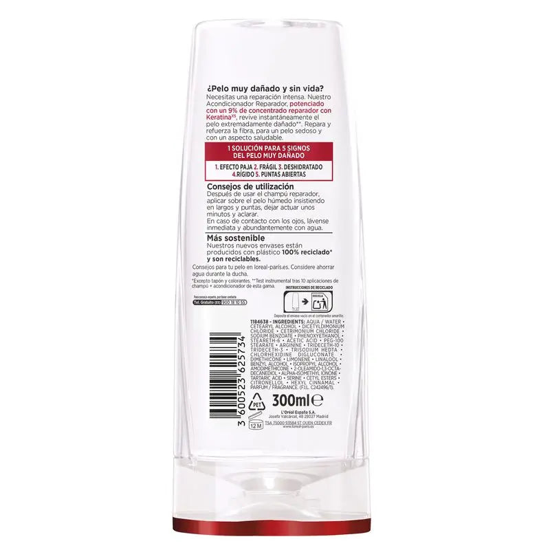 L’Oréal Paris Elvive Total Repair 5 Acondicionador Reparador Para El Pelo Dañado 300 Ml