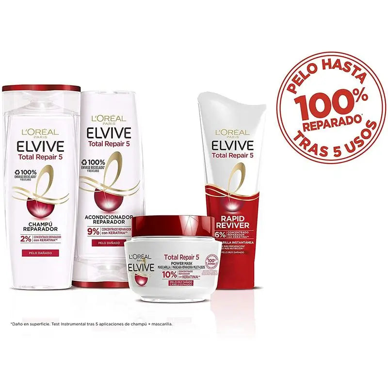 L’Oréal Paris Elvive Total Repair 5 Acondicionador Reparador Para El Pelo Dañado 300 Ml