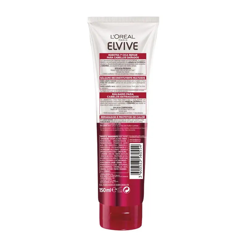 L’Oréal Paris Elvive Total Repair 5 Cica Repair Tratamiento Reparador Para El Pelo Dañado 150Ml