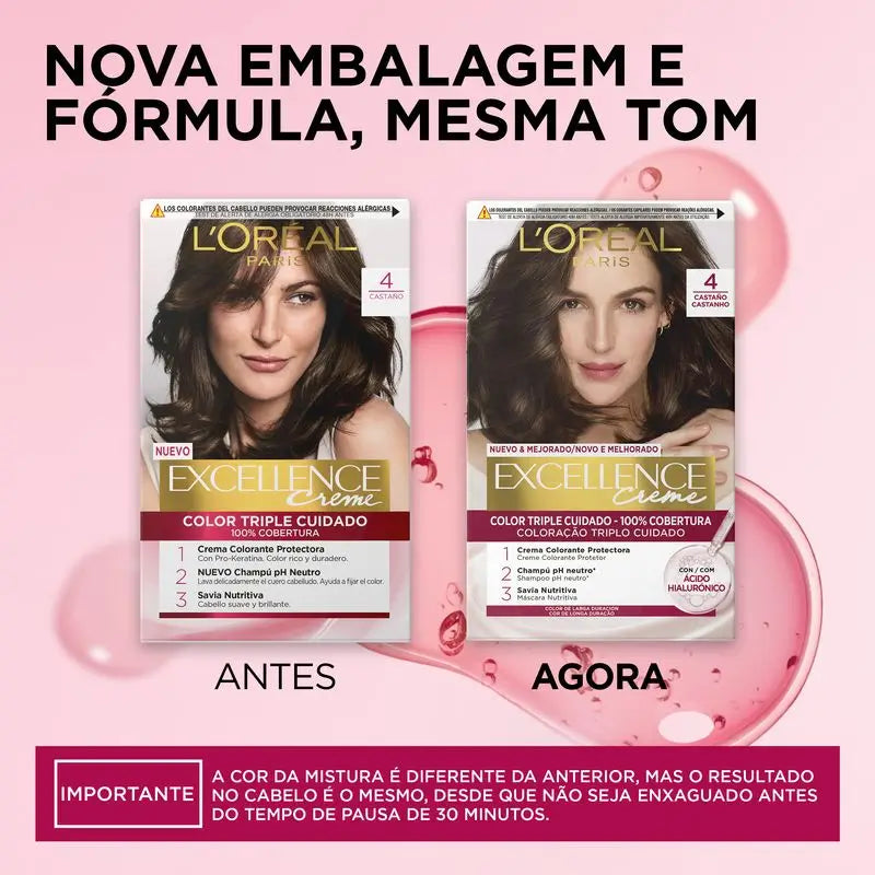 L'Oréal Paris Excellence Creme Tinte Permanente - Tono 10 Rubio Clarísimo Aclarado