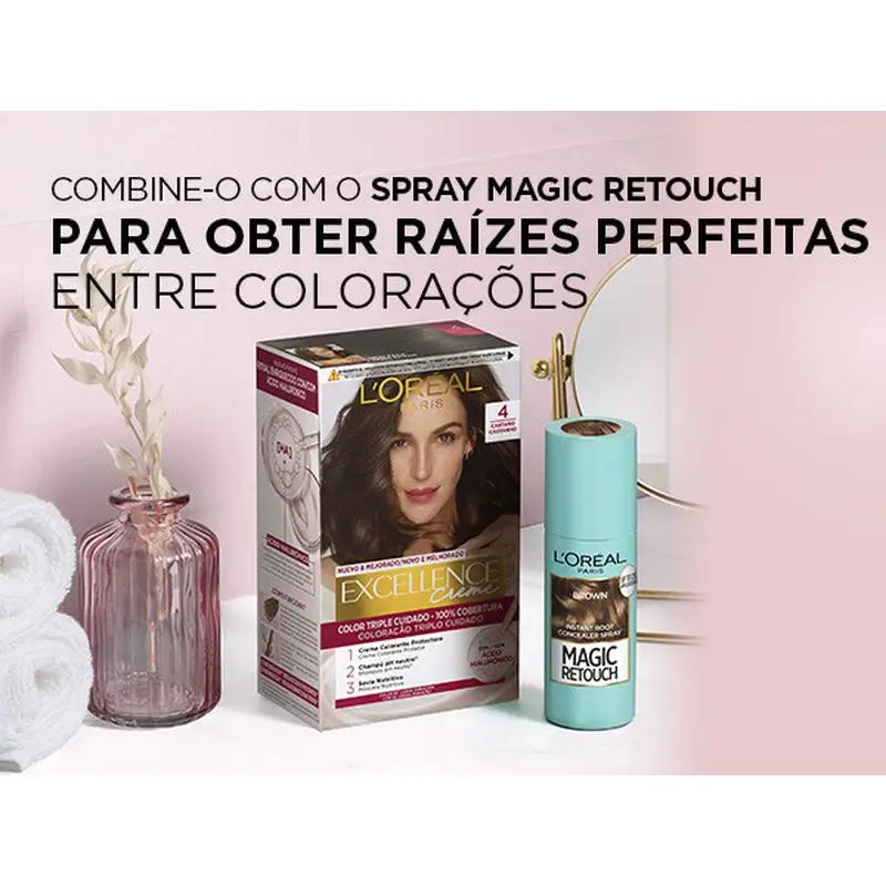 L'Oréal Paris Excellence Creme Tinte Permanente - Tono 3 Castaño Oscuro