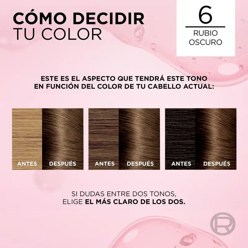 L'Oréal Paris Excellence Creme Tinte Permanente - Tono 6 Rubio Oscuro