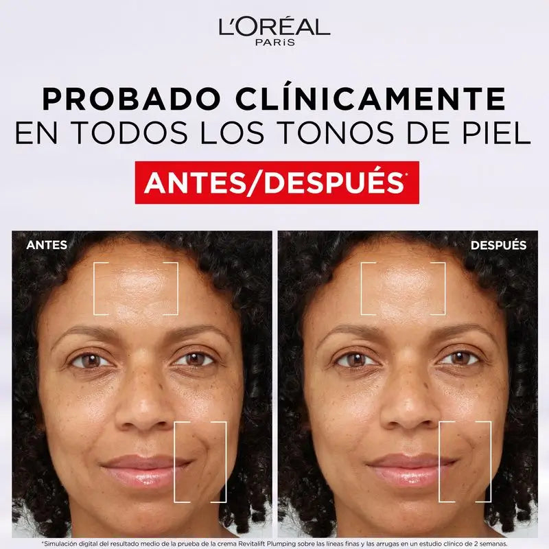 L'Oréal Paris Gel Crema Rellenador Revitalift Filler: Ácido Hialurónico Y 3 Ceramidas, Hidratación Intensa