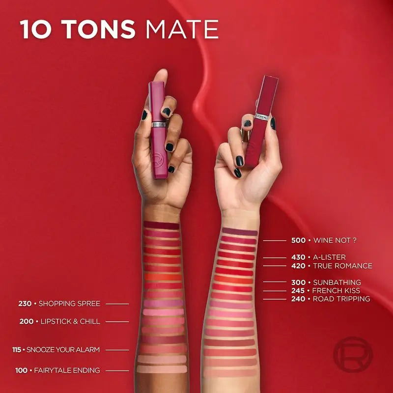 L'Oréal Paris Infaillible Le Matte Resistance Acabado Mate 16H*. Tono 100 Fairytale Ending