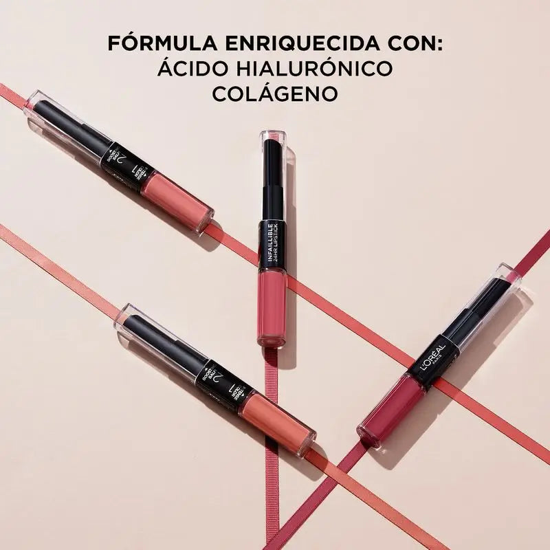 L'Oréal Paris Infalible 24H 404 Corail Constant Pintalabios Permanente Coral