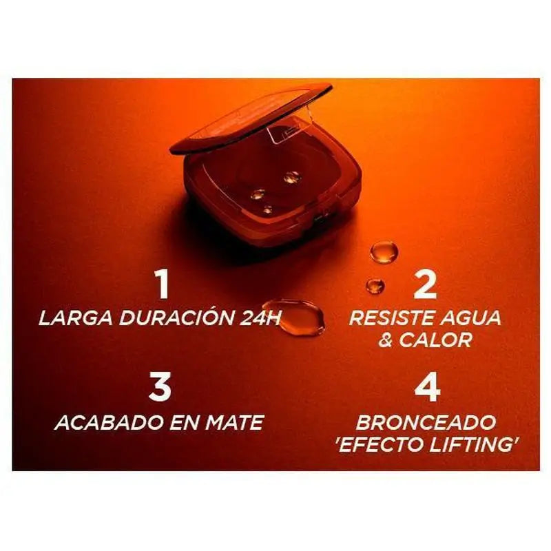 L'Oréal Paris Infalible 24H Polvos Bronceadores Mate Larga Duración Tono 300 Light Medium