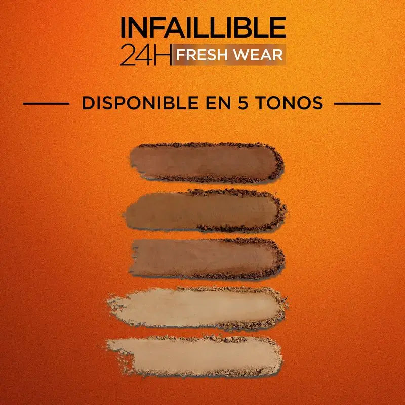 L'Oréal Paris Infalible 24H Polvos Bronceadores Mate Larga Duración Tono 400 Tan