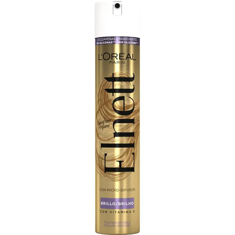 L'Oréal Paris Laca Elnett Fijación Extrema Brillo 400Ml