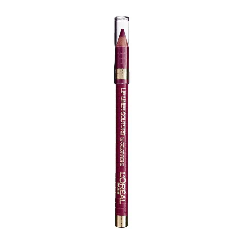 L'Oréal Paris Lip Liner Color Riche Couture 374 Intense Plum Perfilador De Labios Frambuesa