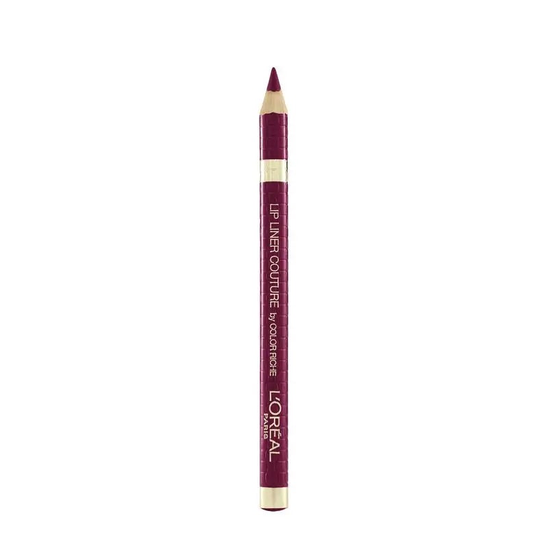 L'Oréal Paris Lip Liner Color Riche Couture 374 Intense Plum Perfilador De Labios Frambuesa