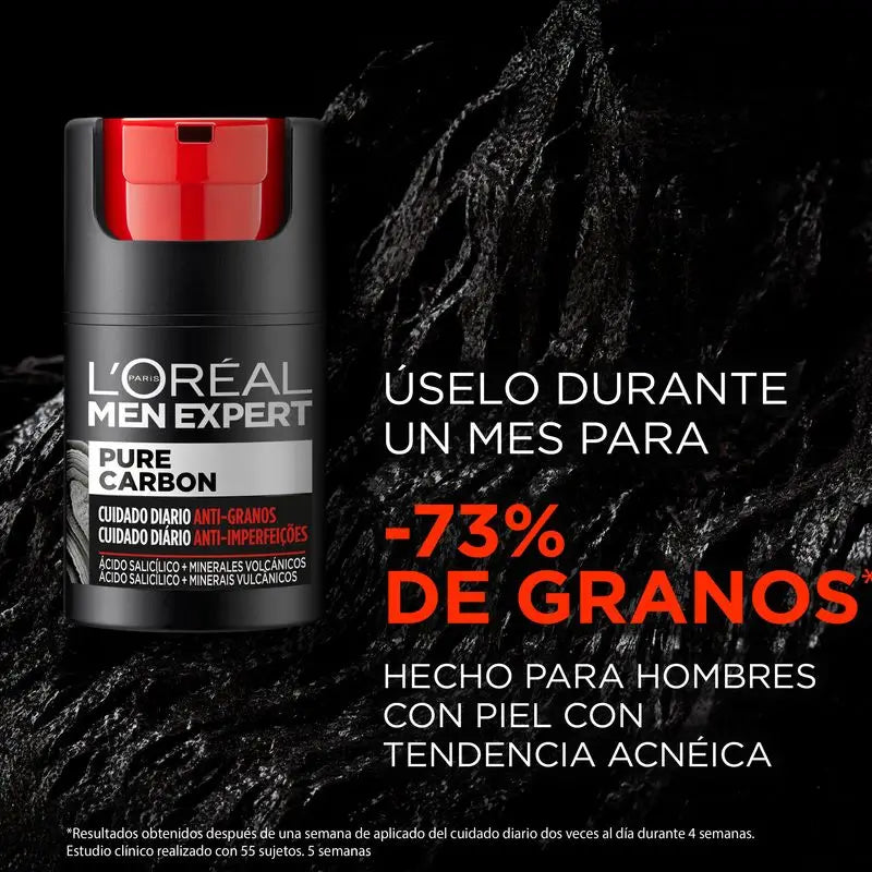 L'Oréal Paris Men Expert Pure Carbon Cuidado Anti-Granos 50Ml