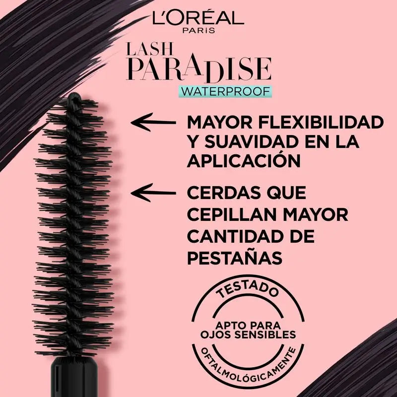 L'Oréal Paris Paradise Extatic Máscara De Pestañas Waterproof Volumen Y Longitud 6,4 Ml