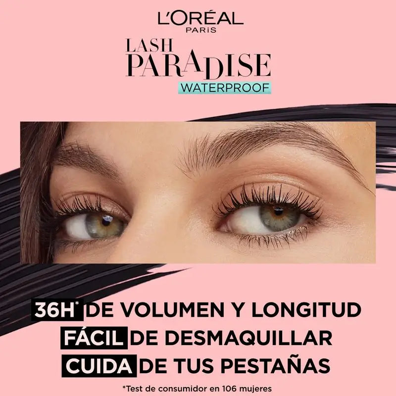 L'Oréal Paris Paradise Extatic Máscara De Pestañas Waterproof Volumen Y Longitud 6,4 Ml