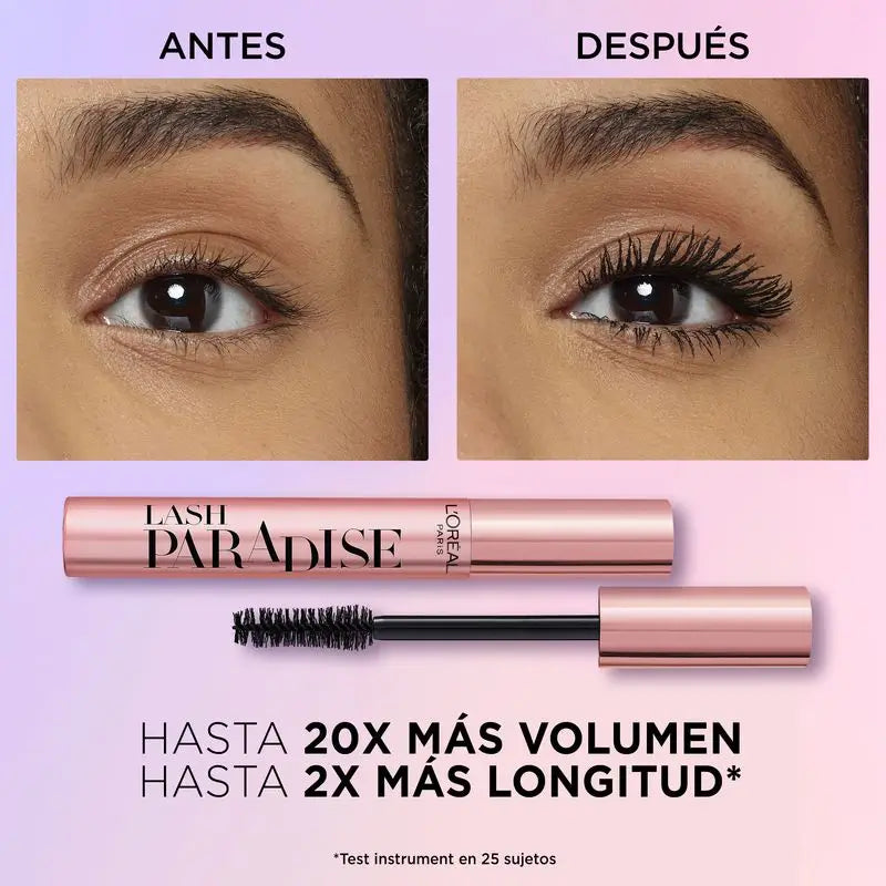 L'Oréal Paris Paradise Extra Black Máscara De Pestañas Volumen Y Longitud