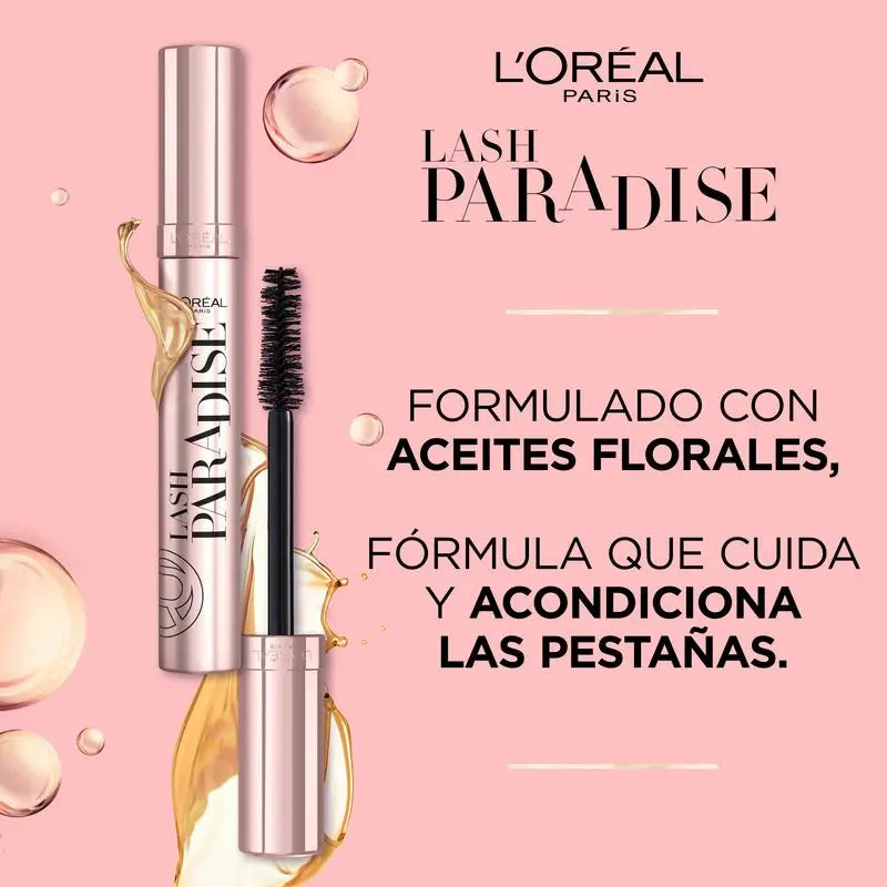 L'Oréal Paris Paradise Máscara De Pestañas Volumen Y Longitud Negro