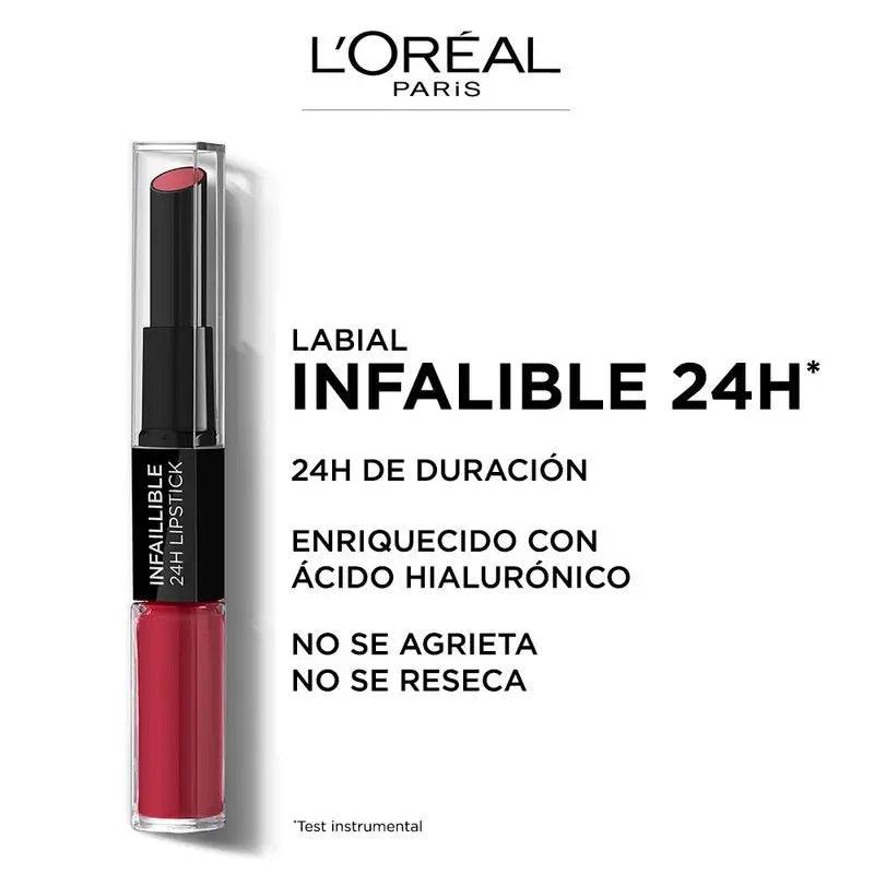 L'Oréal Paris Pintalabios Permanente Infalible 24H Tono 801 Toujours Toffee